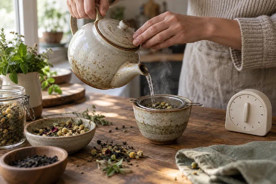 Préparer un thé aromatisé