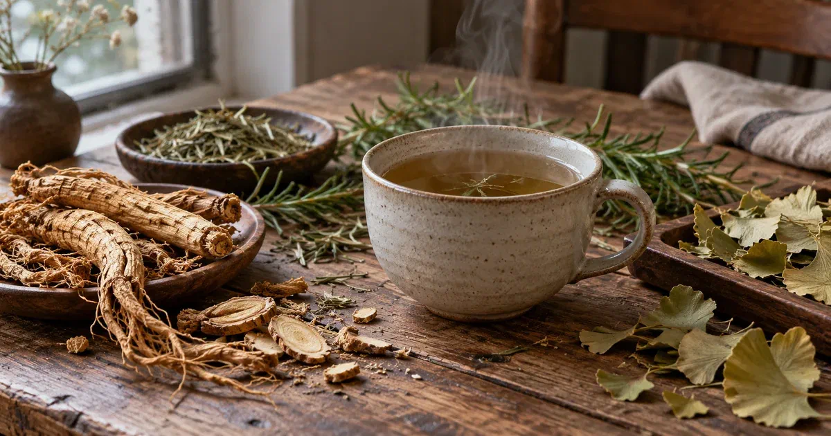 Tisane pour la concentration et la mémoire