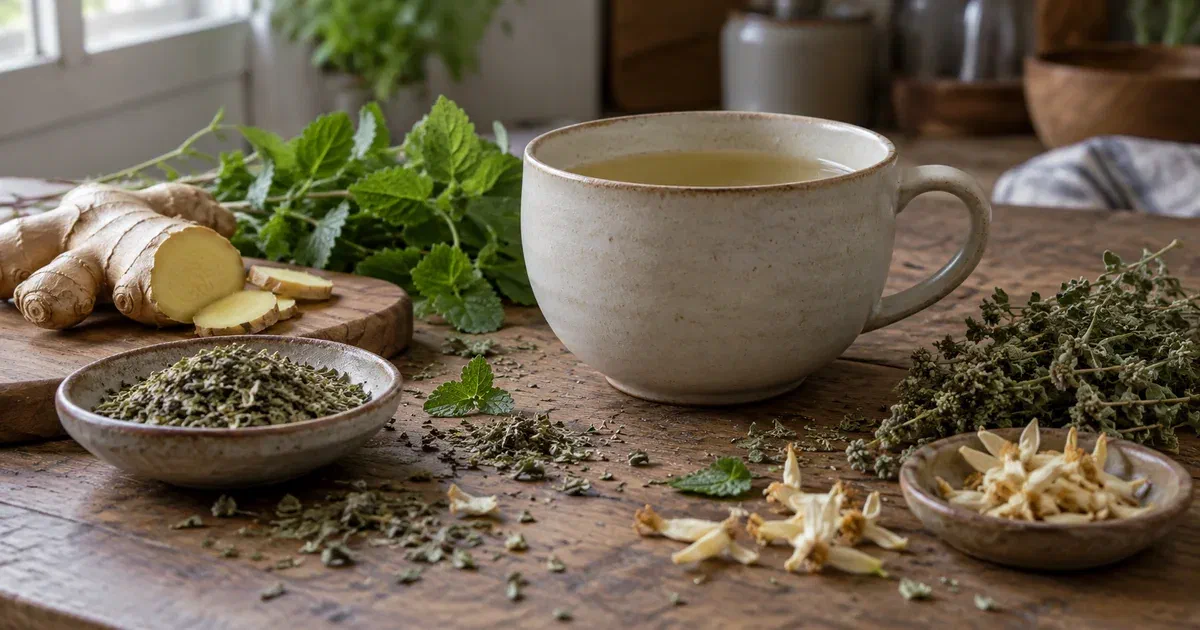 Tisane pendant la grossesse et contre les nausées