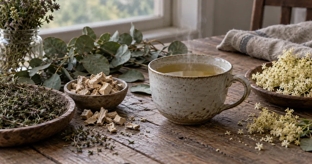 Tisane contre la toux grasse