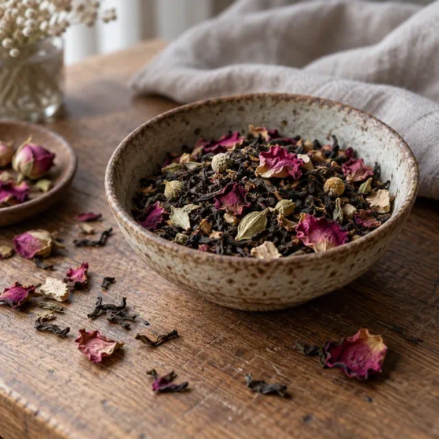 Thé à la rose